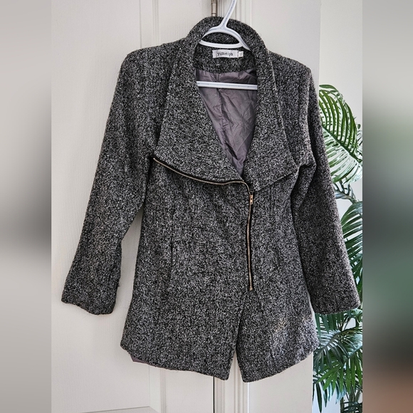 Apt. 9 Women's Black and Gray Teddy Jacket - Picture 4 of 5